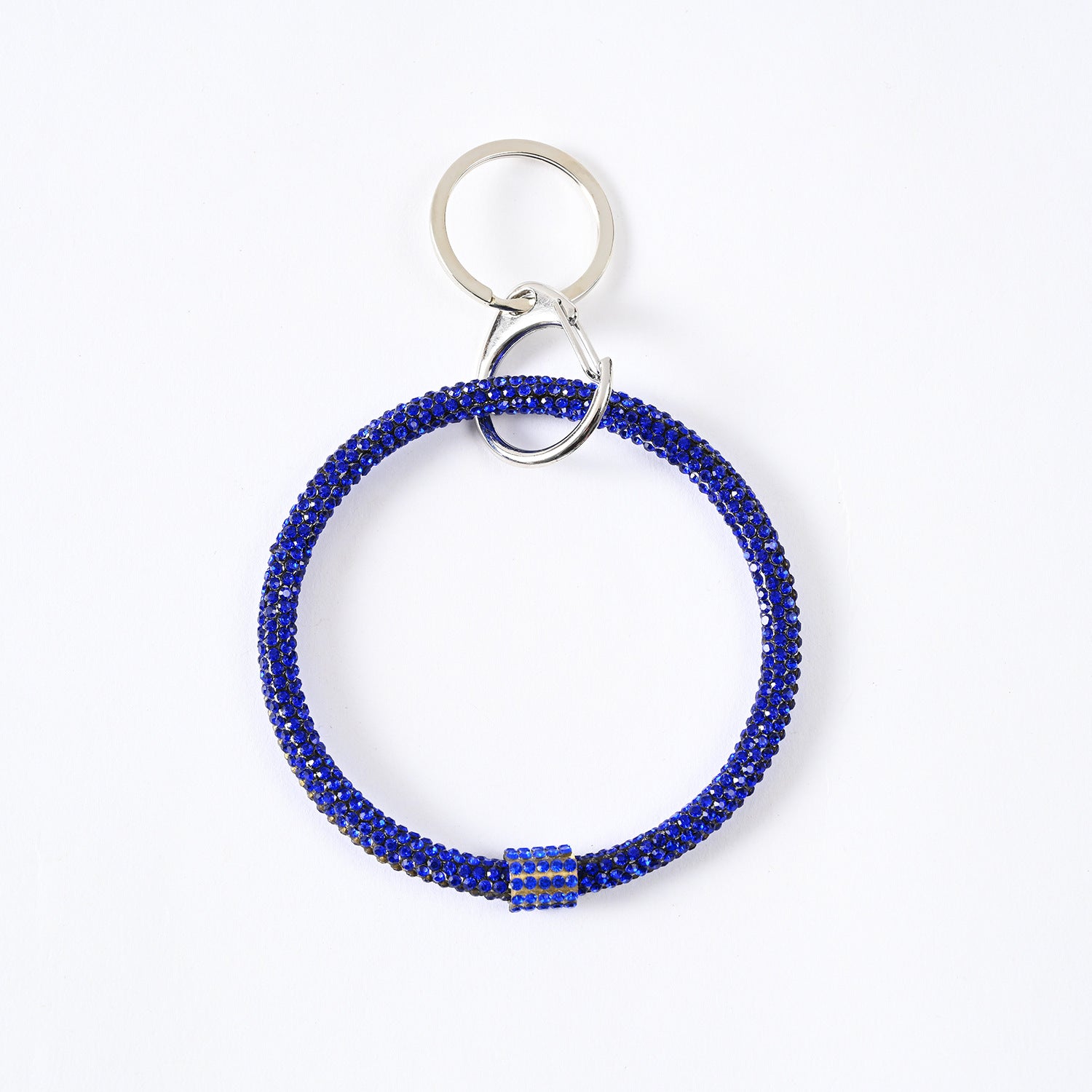 Wholesale rhinestone wrist silicone keychain